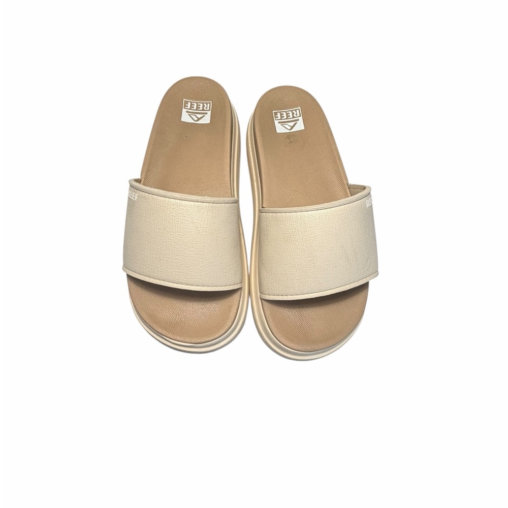 Reef Women's Cream Slide Sandals - Picture 2 of 10